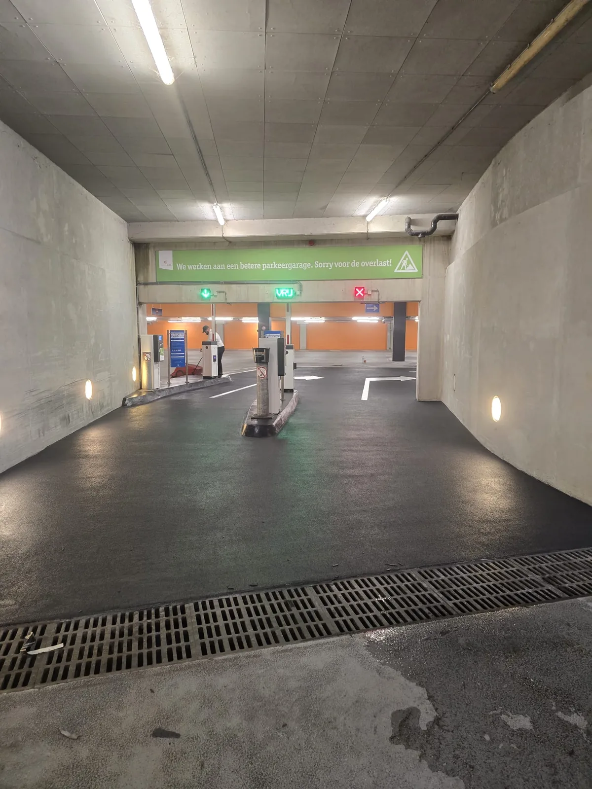 Parkeergarage vloer